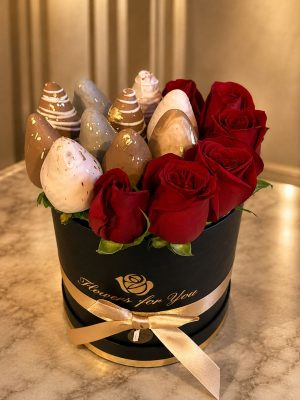 Cilindro de rosas y fresas R142